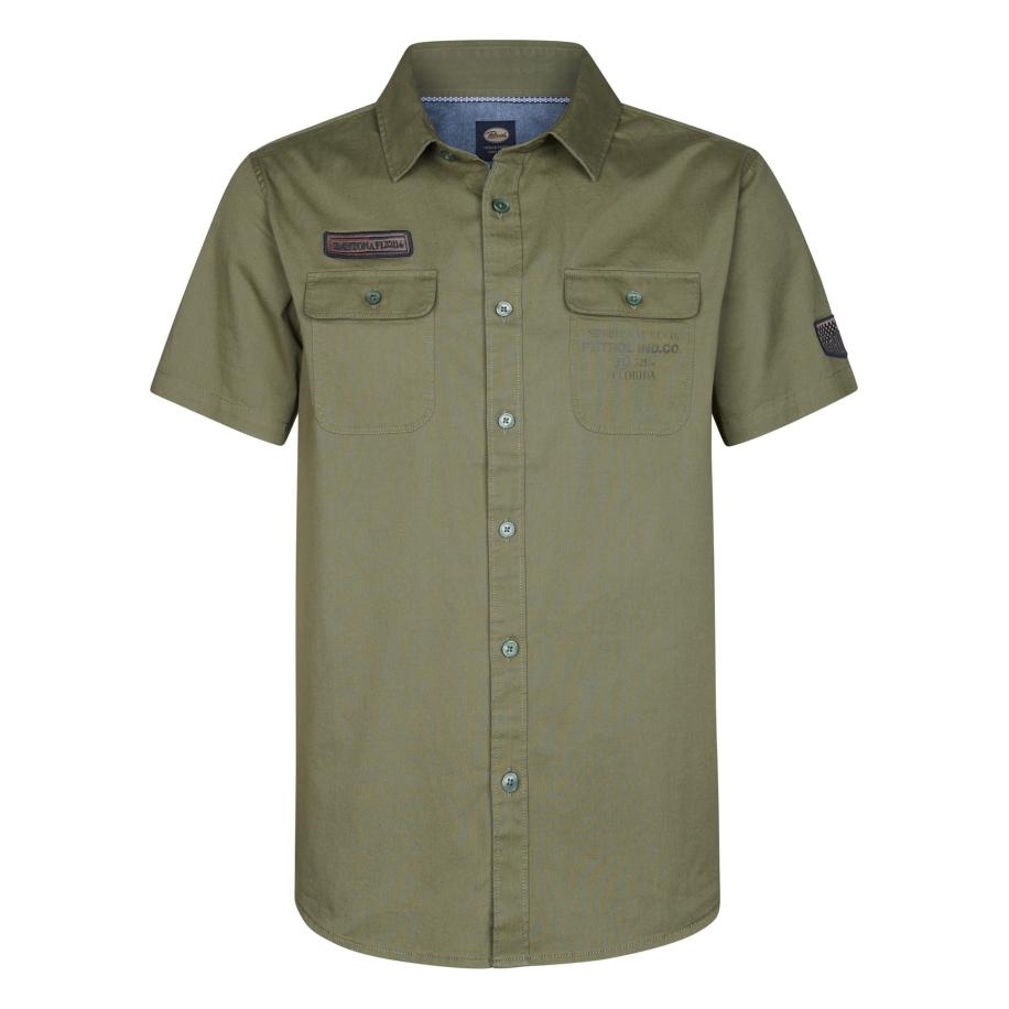 Petrol Industries Overhemd Korte mouw -