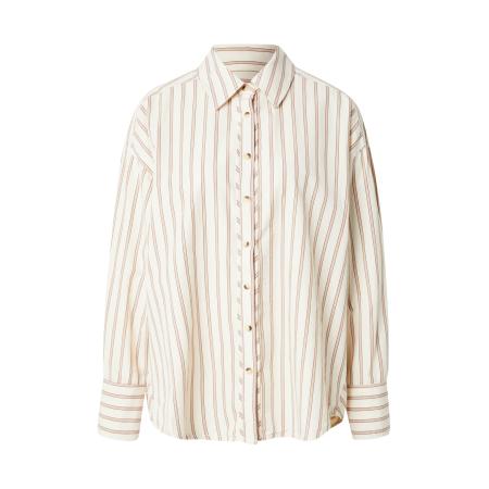 Free People Free People Blouse ivoor / donkerblauw / brokaat