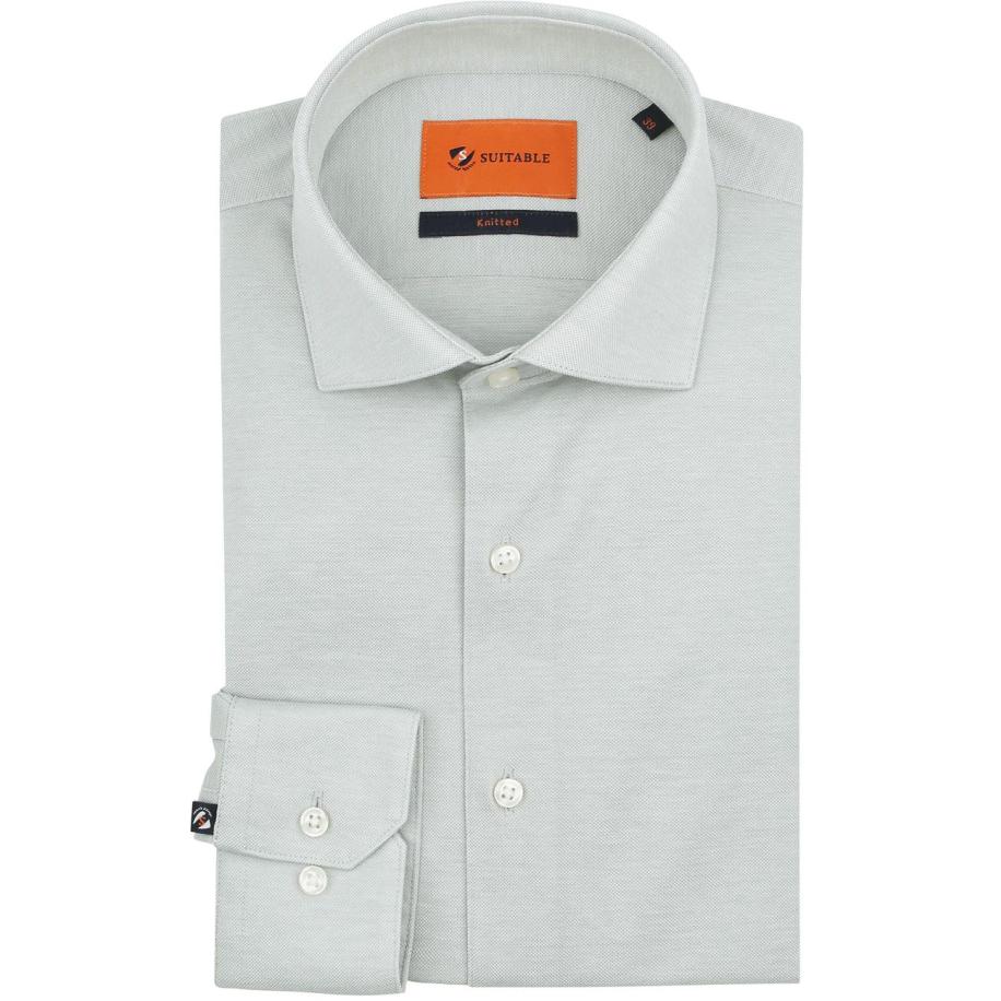 Suitable Knitted Light Green Groen