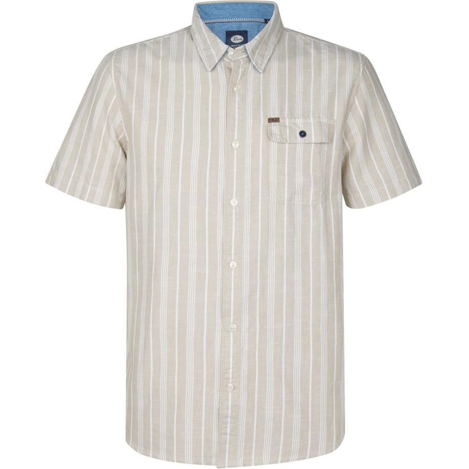 Petrol Overhemd Turtlevista Beige Bruin