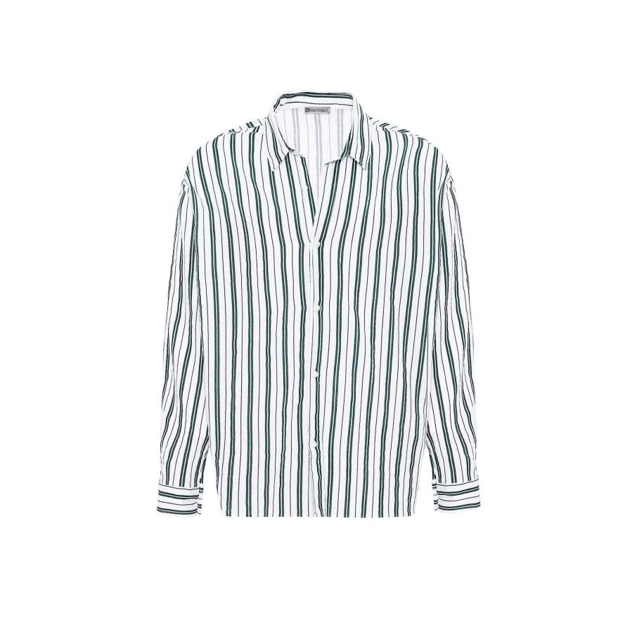 Dandalo Dandalo Overhemd groen / wit -
