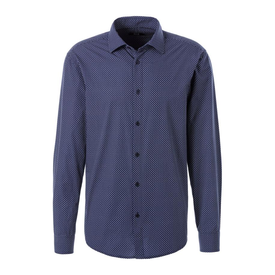 H.I.S H.I.S Overhemd blauw / wit -