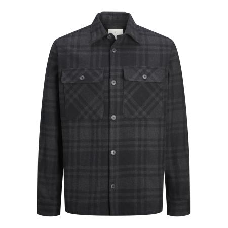 Jack & Jones JACK & JONES Overhemd JPRRaymond donkergrijs / zwart