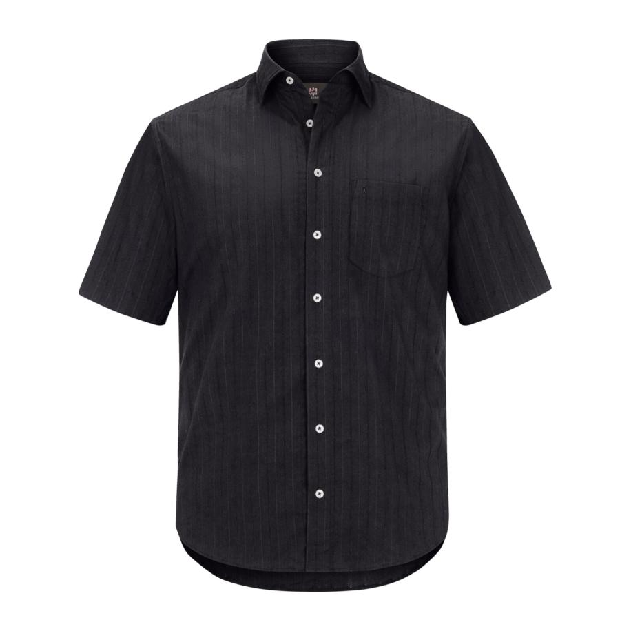 jan vanderstorm Jan Vanderstorm Overhemd Jorma zwart -