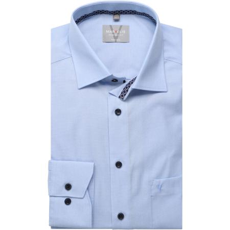 Marvelis Overhemd rook blauw, Effen