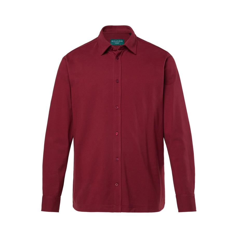 Boston Park Boston Park Overhemd kersrood -