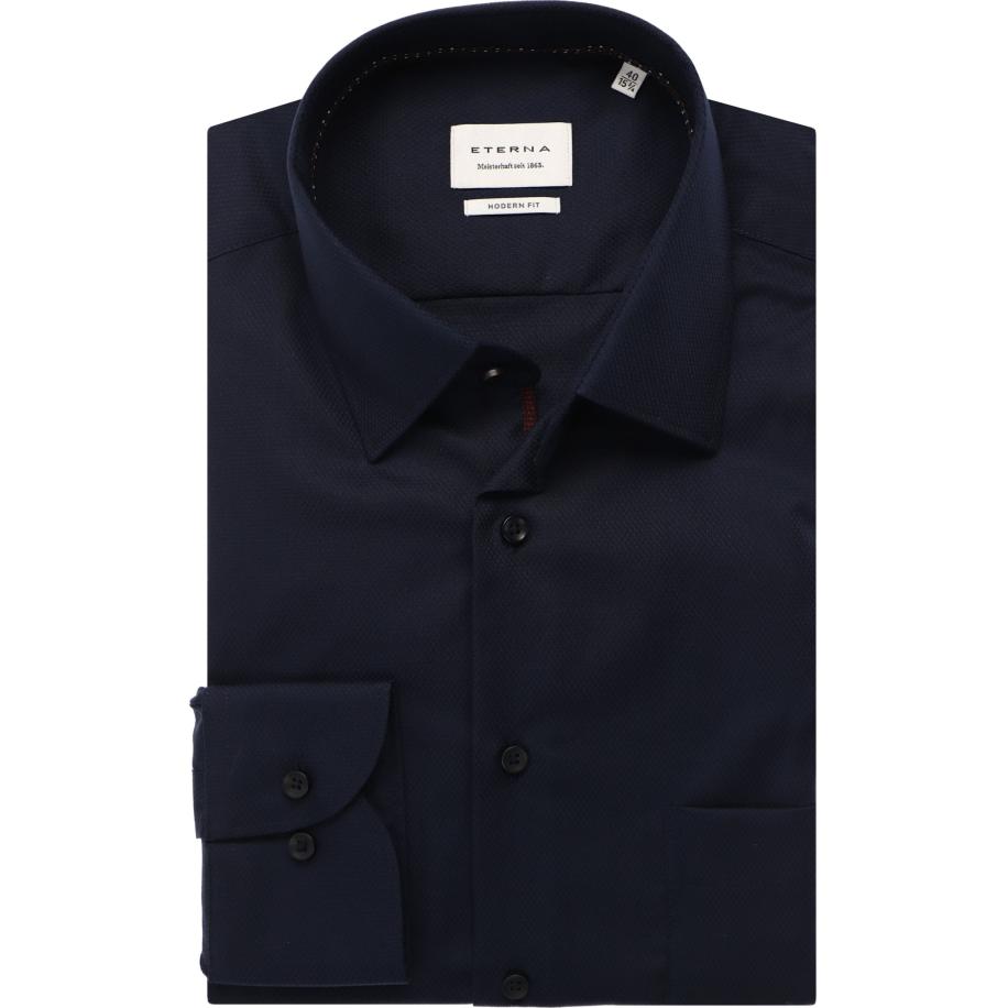 ETERNA Overhemd marine, Motief Blauw