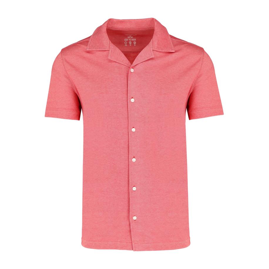 Marvelis Performance Overhemd Korte mouw rood Rood
