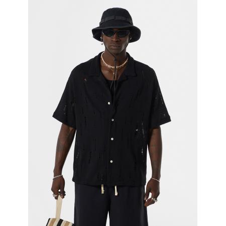 VAMOS CLO Overhemd zwart