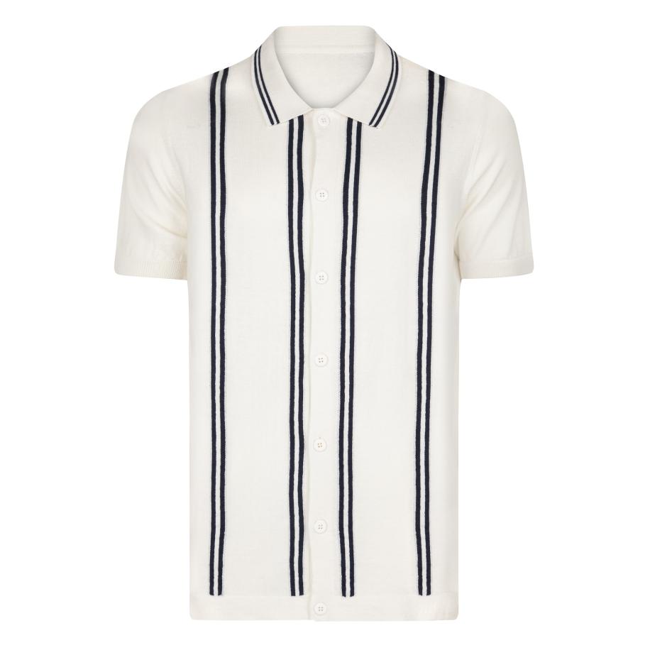 Felix Hardy Felix Hardy Overhemd navy / wit -