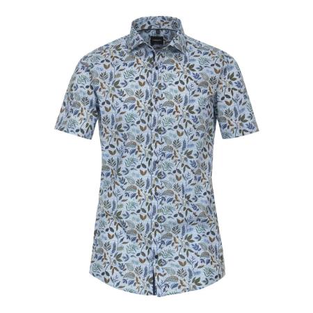 Venti Overhemd Korte mouw blauw