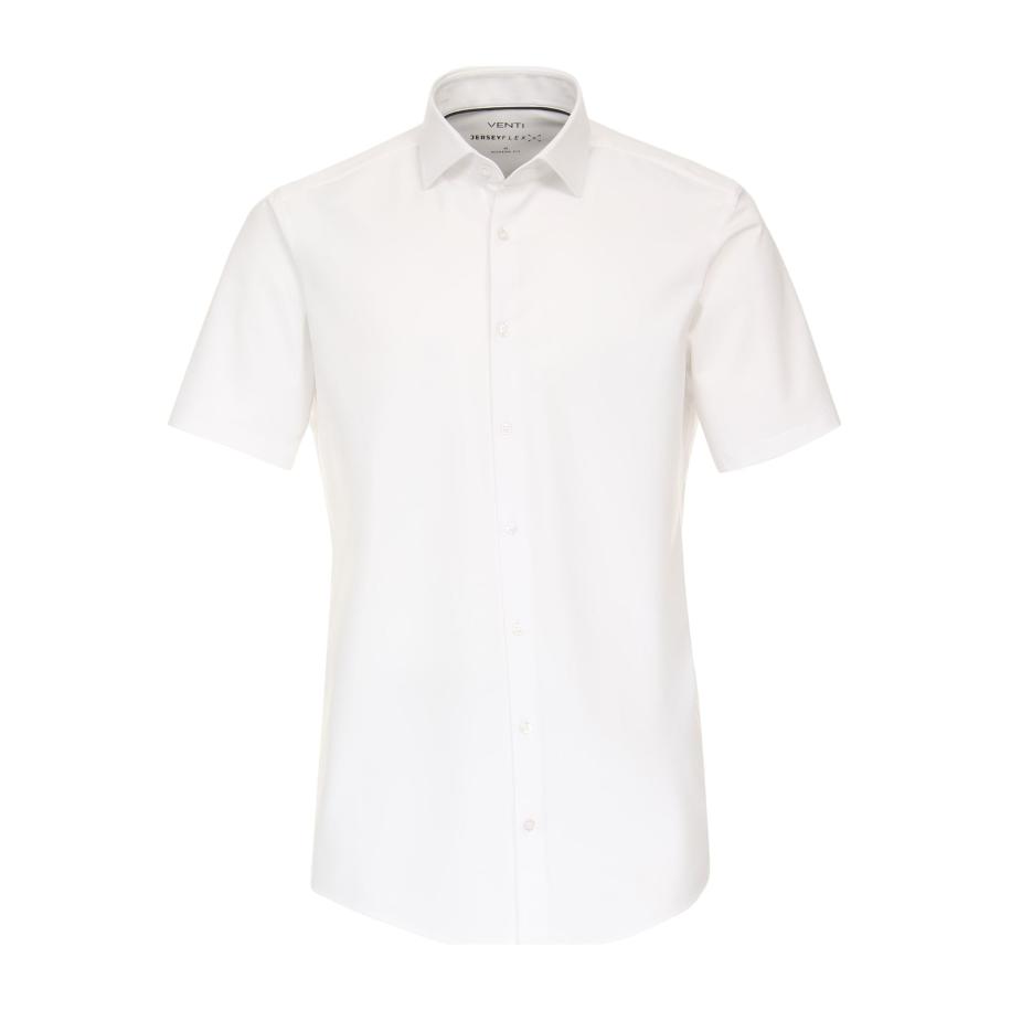 Venti Jerseyflex Jersey shirt wit, Faux-uni Wit