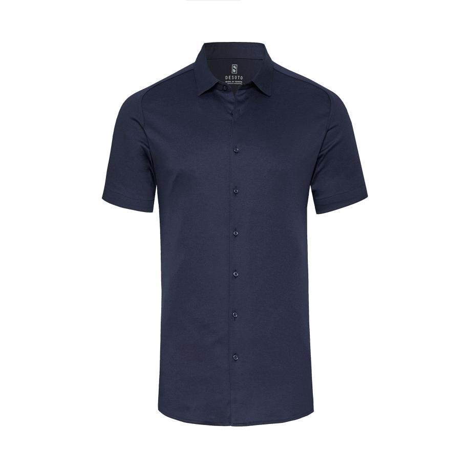 Desoto DESOTO Zakelijk overhemd donkerblauw -