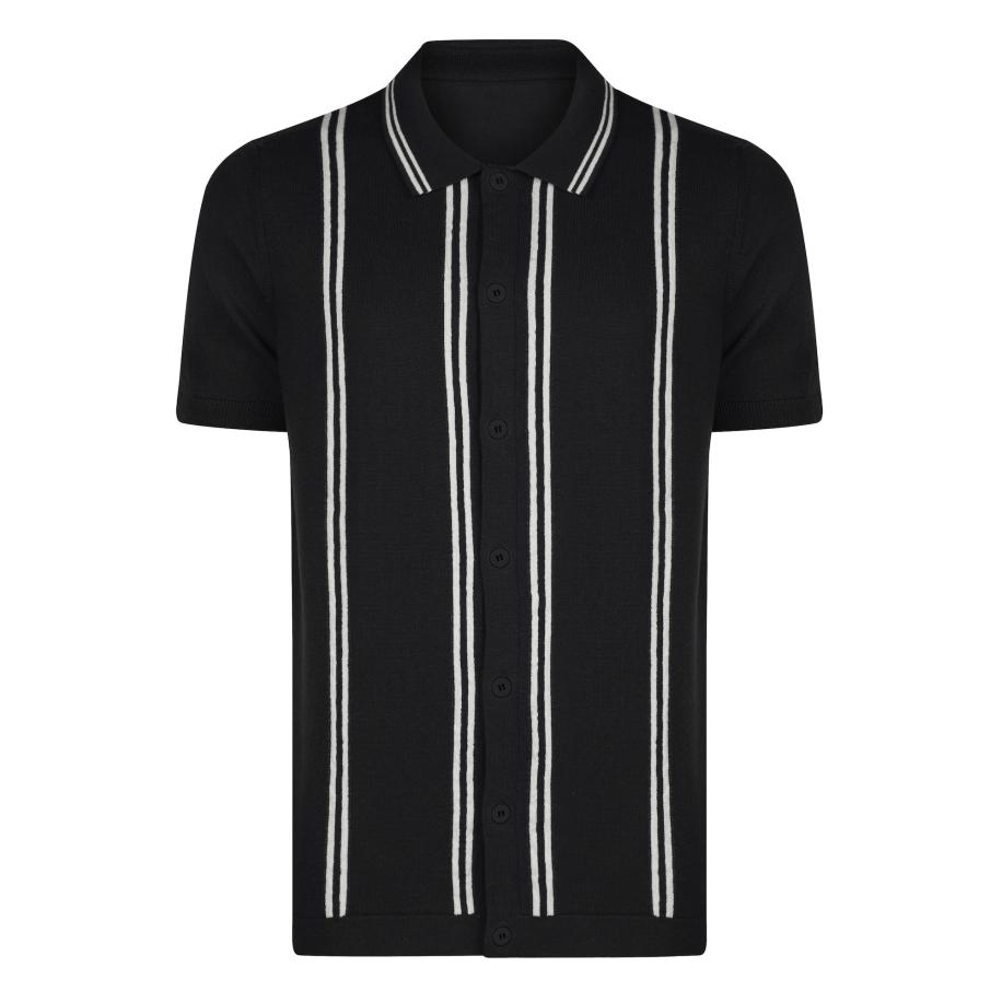 Felix Hardy Felix Hardy Overhemd zwart / wit -