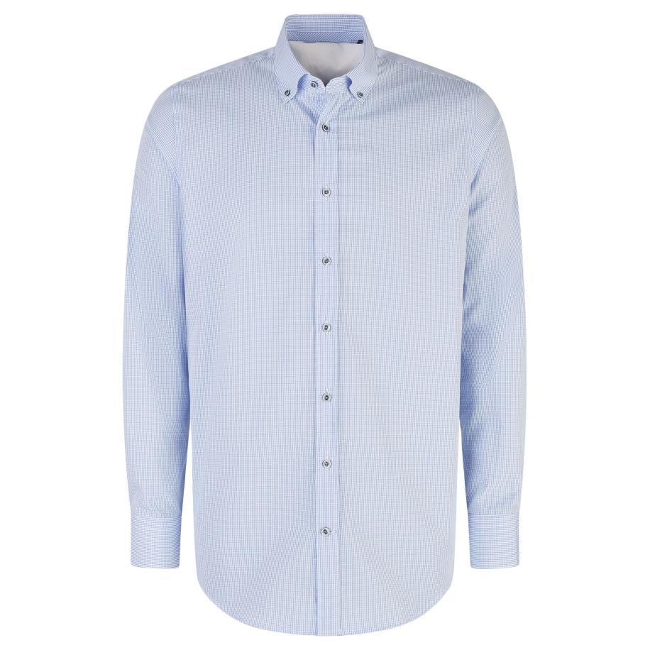 HECHTER PARIS HECHTER PARIS Zakelijk overhemd blauw -