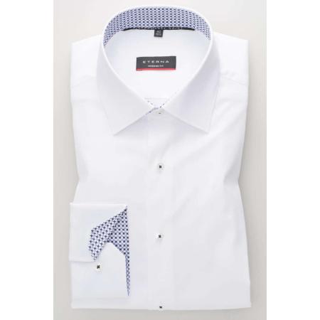ETERNA Performance Overhemd wit, Effen