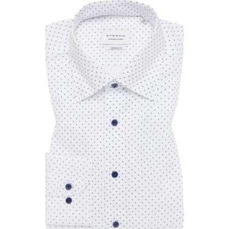 ETERNA Overhemd wit, Stippen