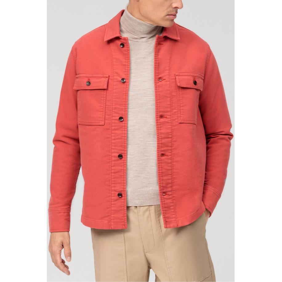 OLYMP Casual Overhemd rood, Effen Rood