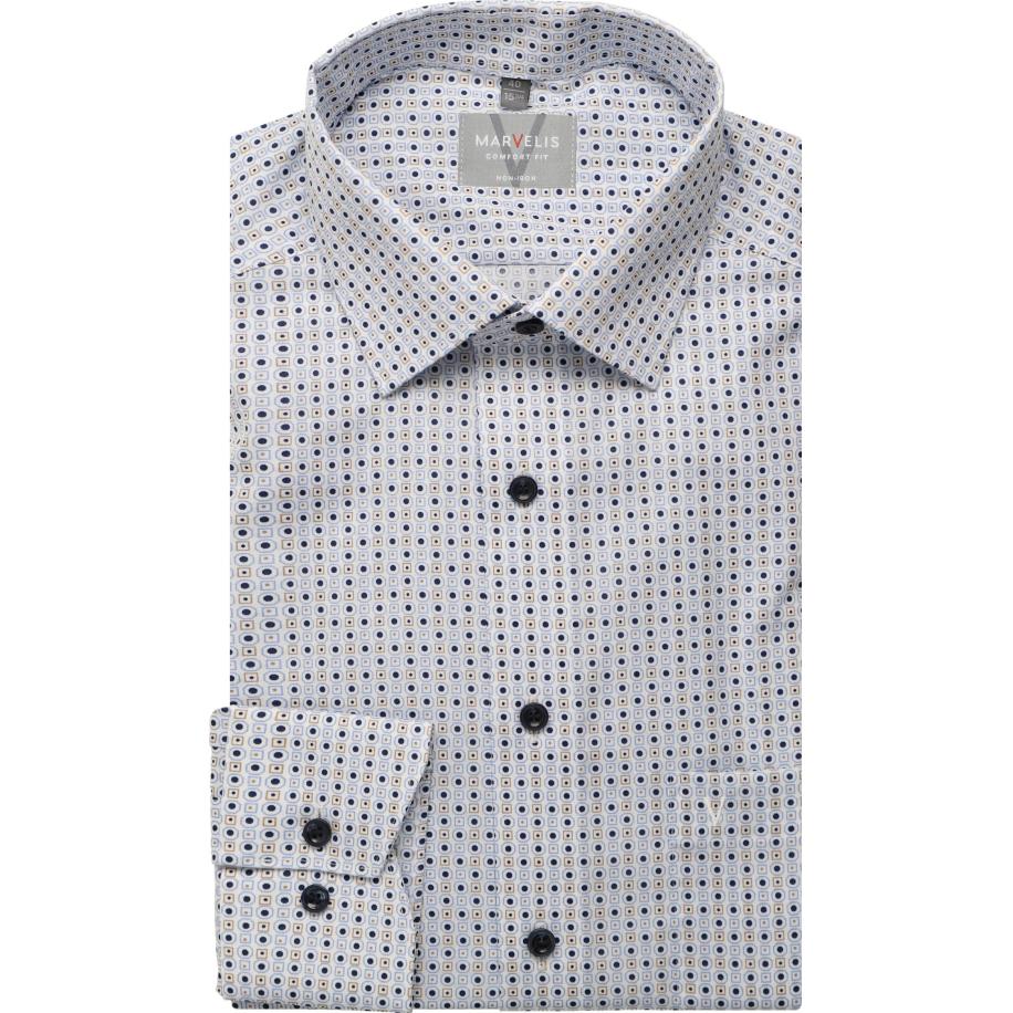 Marvelis Overhemd blauw, Motief Blauw