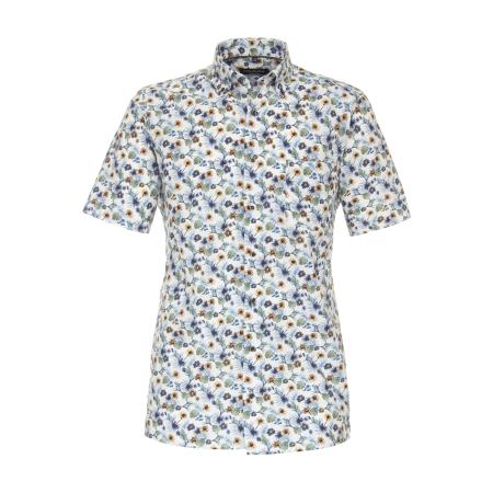 Casa Moda Overhemd Korte mouw blauw