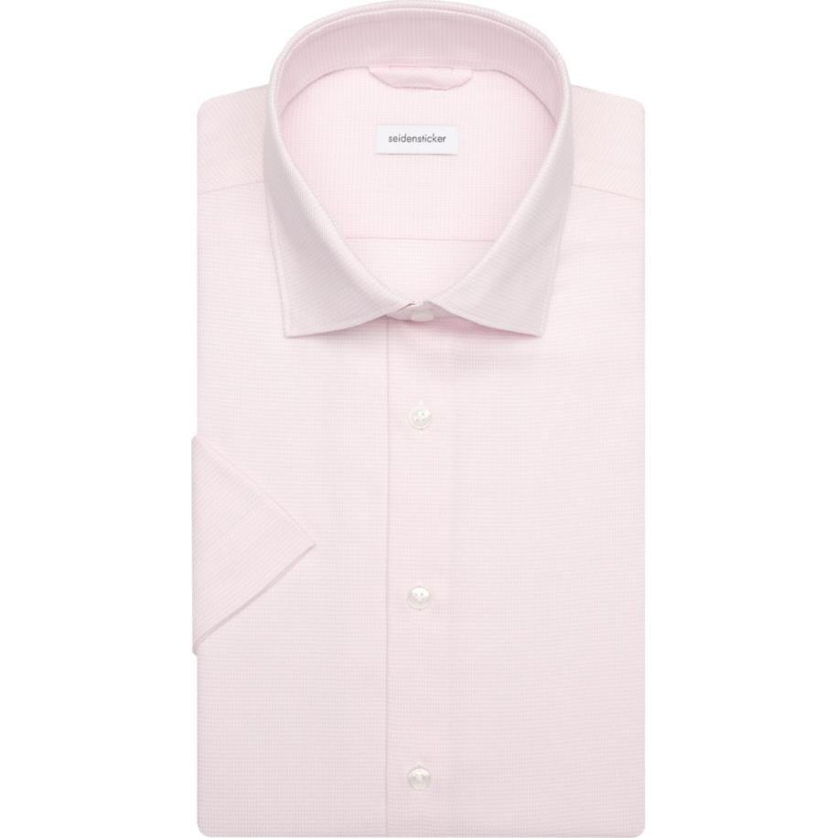 Seidensticker Overhemd Korte mouw roos Rood