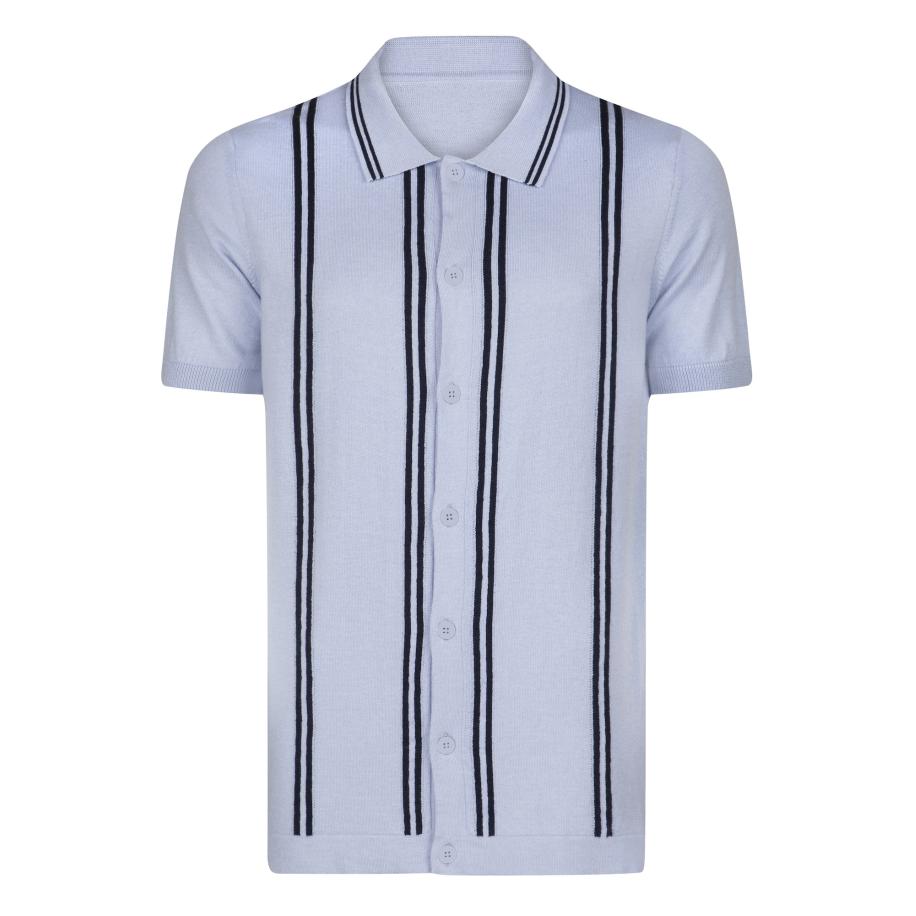 Felix Hardy Felix Hardy Overhemd nachtblauw / duifblauw -