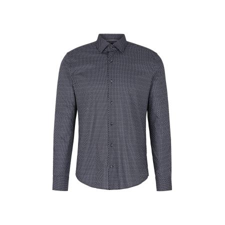 STRELLSON Overhemd Stan navy / wit