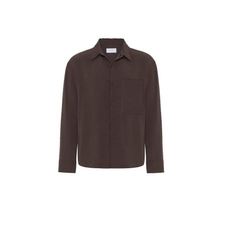 Antioch Antioch Overhemd chocoladebruin