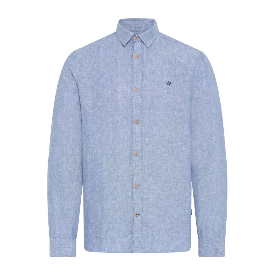 Kronstadt Kronstadt Overhemd Heart hemelsblauw -