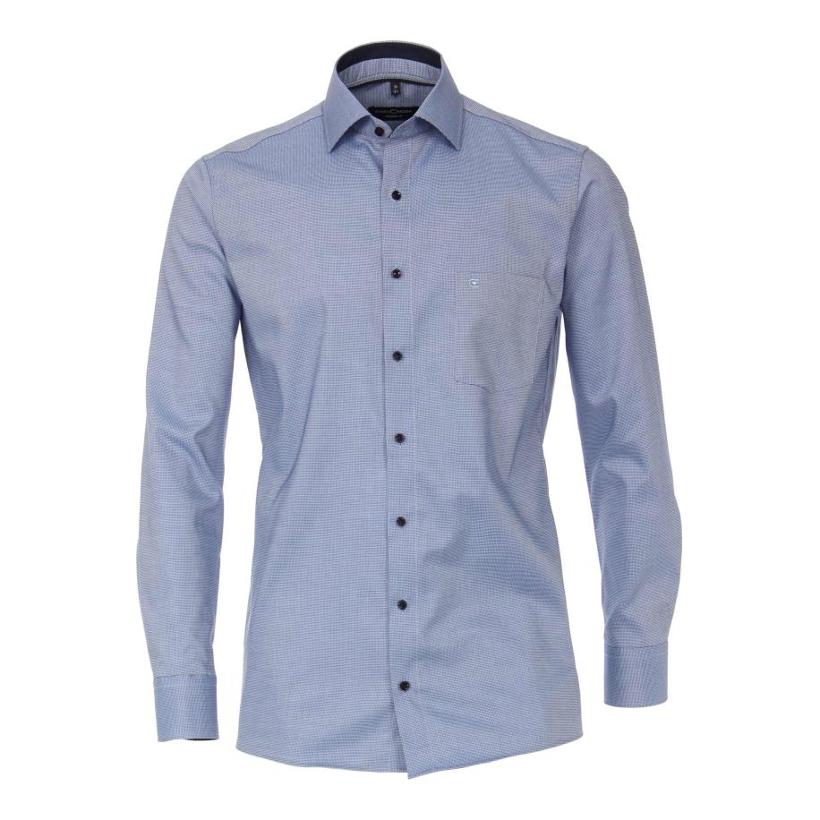 Casa Moda Overhemd blauw, Faux-uni Blauw