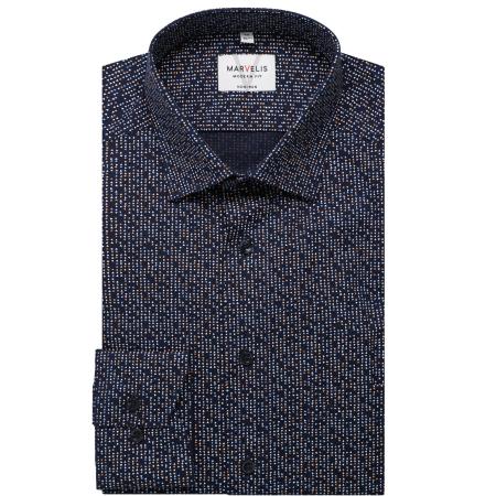 Marvelis Overhemd oranje, Bedrukt