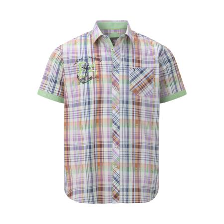 Jan Vanderstorm Overhemd Korte mouw veelkleurig