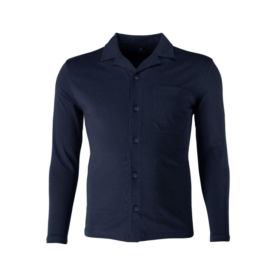 Marvelis Casual Sweatjacket nachtblauw, Effen Blauw