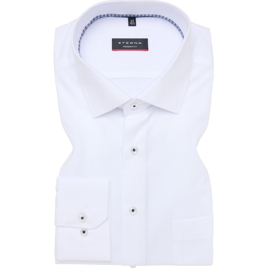 ETERNA Overhemd ML6 (vanaf 68 CM) wit Wit