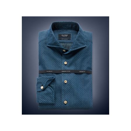 OLYMP SIGNATURE Overhemd blauw, Motief