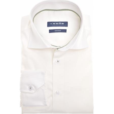 Ledȗb Overhemd ecru, Effen