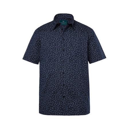 Boston Park Boston Park Overhemd navy / lichtblauw