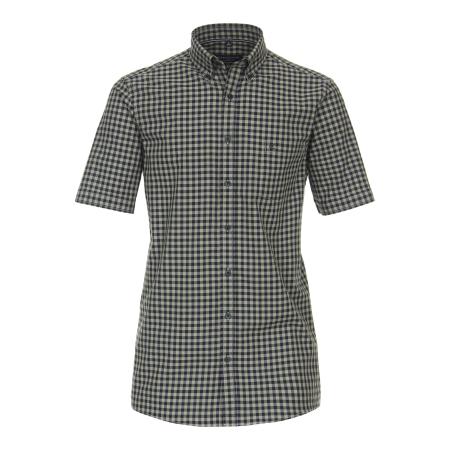Casa Moda Overhemd Korte mouw groen