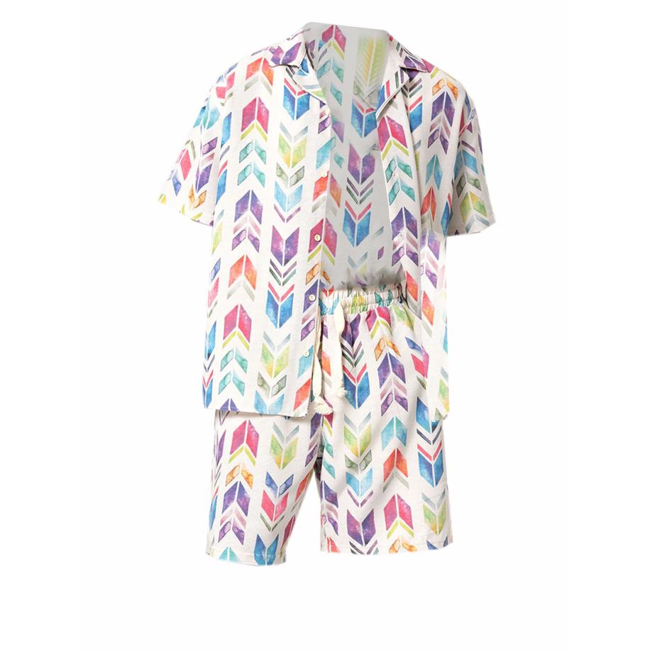 VAMOS CLO VAMOS CLO Overhemd Rhone gemengde kleuren / wit -