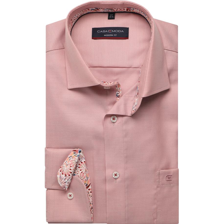 Casa Moda Overhemd rood, Faux-uni Rood