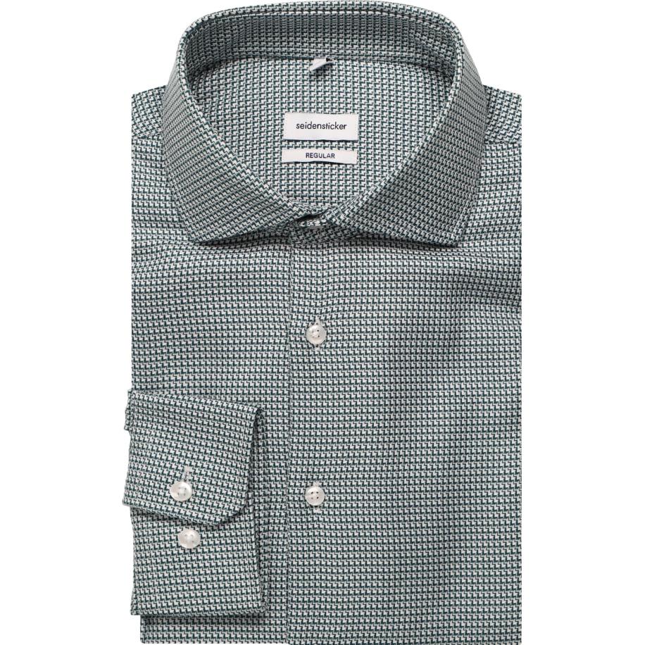 Seidensticker Overhemd, Gestructureerd Multicolor