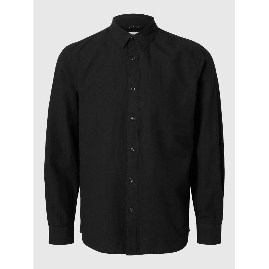 Selected SELECTED Overhemd zwart -