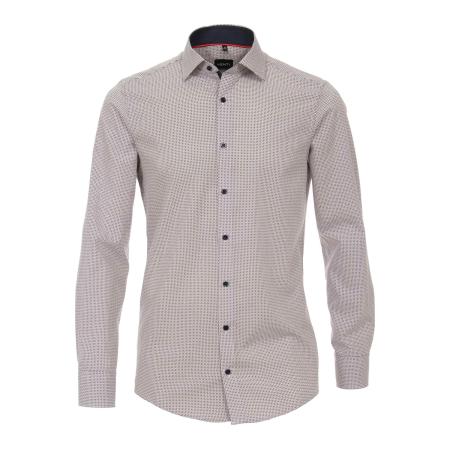 Venti Overhemd rood, Bedrukt