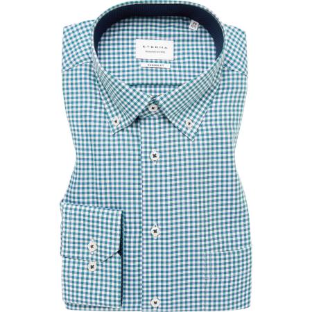ETERNA Overhemd donkergroen, Ruit