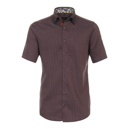 Venti Overhemd Korte mouw blauw