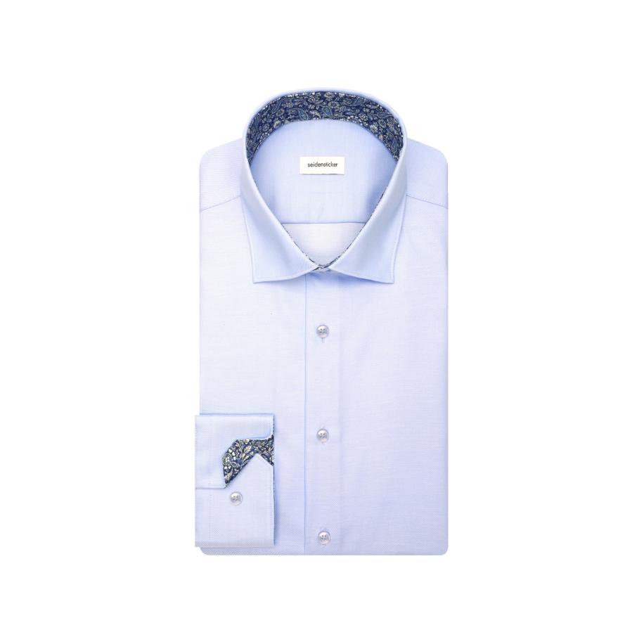 SEIDENSTICKER Zakelijk overhemd Schwarze Rose lichtblauw Blauw