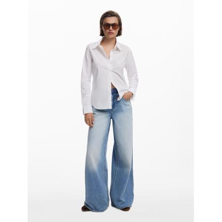 Desigual Desigual Blouse lichtbeige / wit