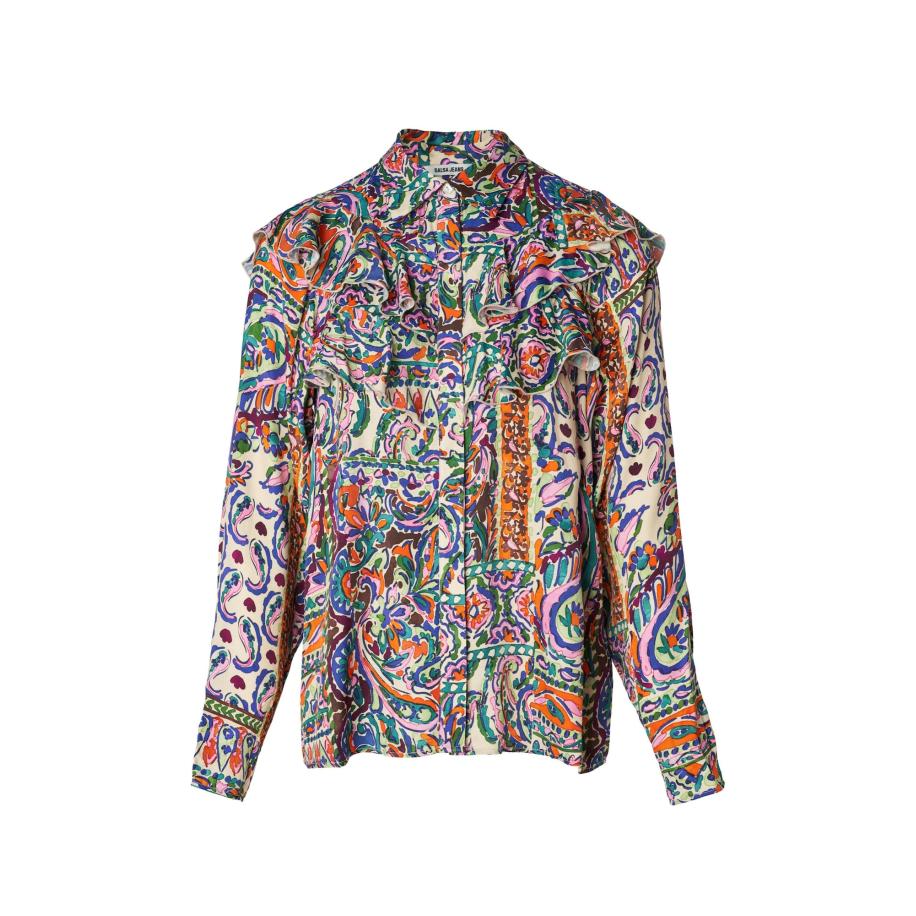Salsa Salsa Jeans Blouse beige / groen / oranje / rosa -