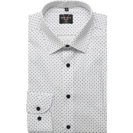 Marvelis Overhemd wit, Bedrukt