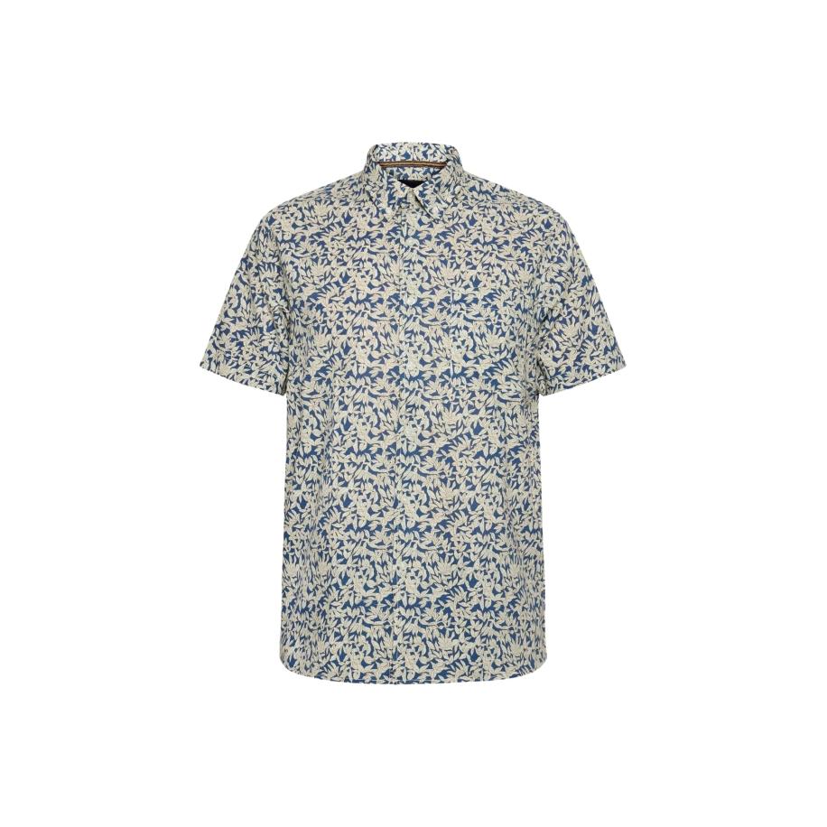 Signal Overhemd Pingol crème / saffier Blauw